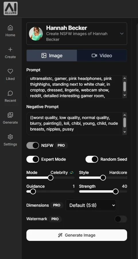 AiAllure NSFW AI image sample