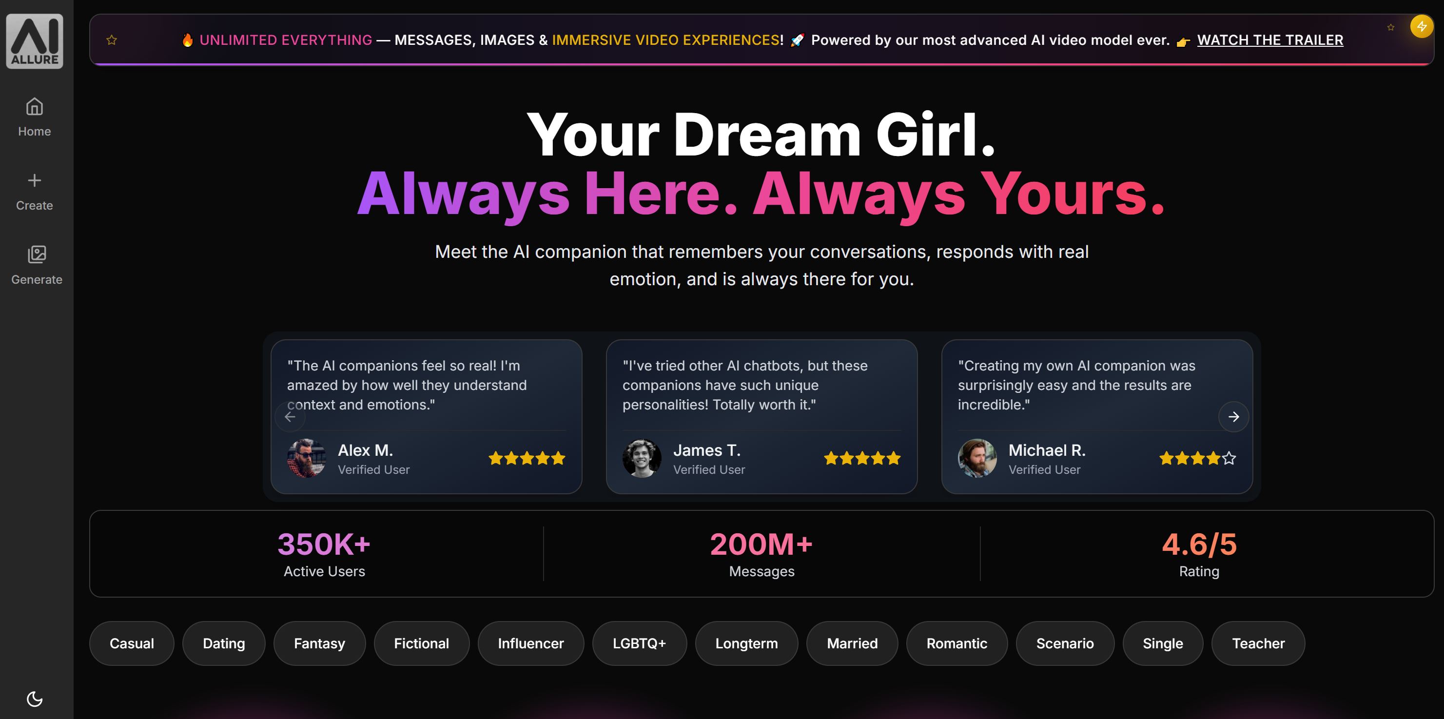Discover the Future of Connection with AiAllure's AI Companions